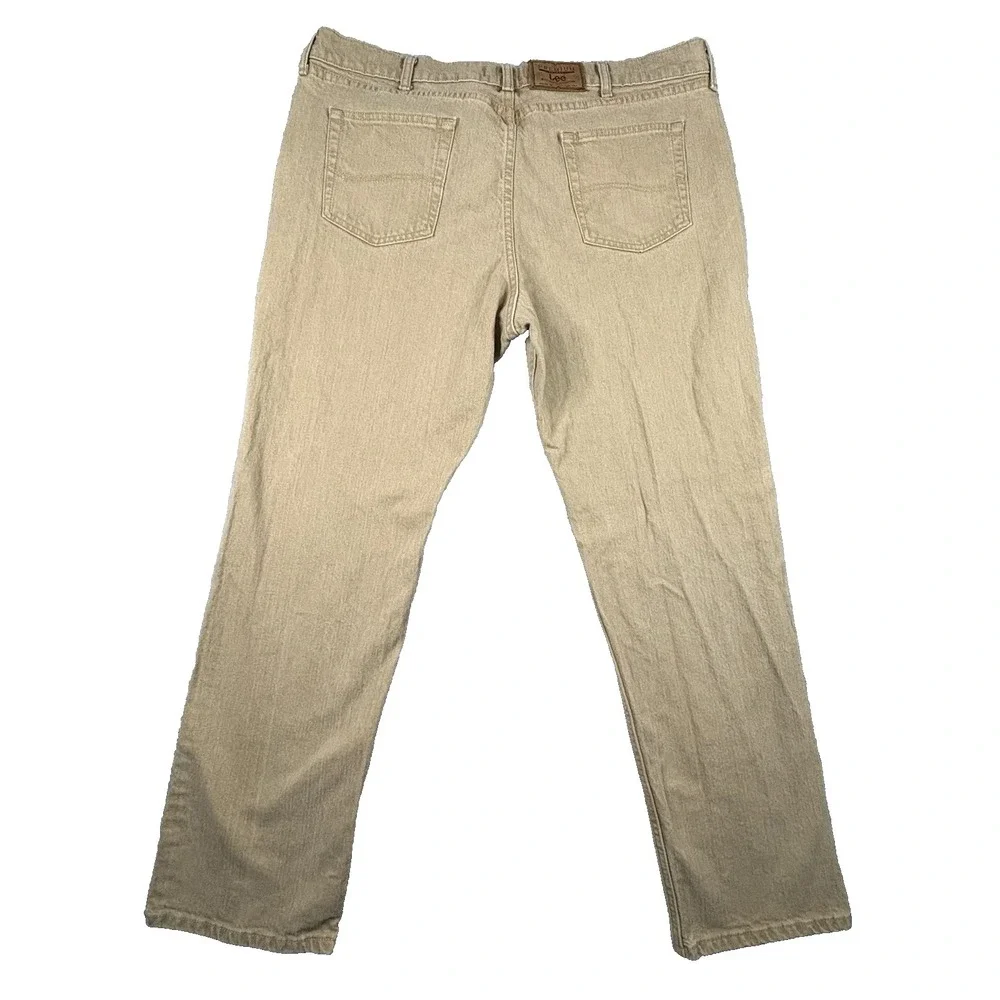 Lee Premium Select Men's 42x32 Tan‎ Classic Fit Denim Jeans SEE DESCRIPTION